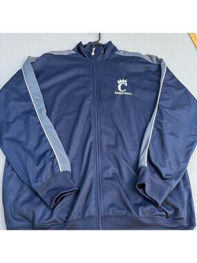 Cincinnati, Bearcats, Men's Navy and Gray Basketball Jacket L